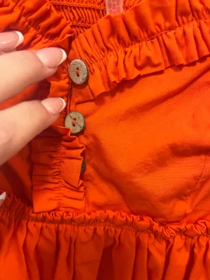 Orange Free People Dress thumbnail 4