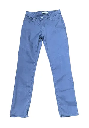 Levi's Womens Mid Rise Skinny Pants Size‎ 27 Gray Stretch Blend 27X29 Jeans thumbnail 1