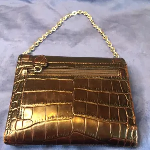 Brighton Croc Embossed Small Hand Bag Clutch Wallet thumbnail 3