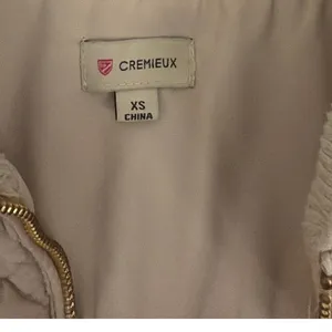 Cremieux Beige Diamond Quilted Gold Zip Up Lightweight Puffer Women's Size XS thumbnail 4