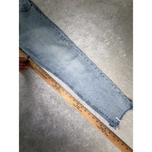 levis premium wedgie denim jeans button fly raw hem size 26 thumbnail 11
