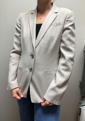 Ann Taylor Beige Blazer Vintage thumbnail 1