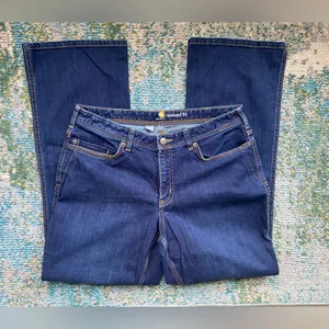 Carhartt women’s relaxed fit bootcut jeans, size 12 thumbnail 4