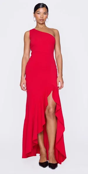 Pretty Little Thing Red Dress thumbnail 1