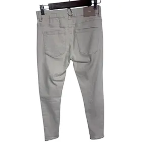 Zara Skinny Jeans Women's High‎ Rise Stretch Denim Cream Size 4 thumbnail 5