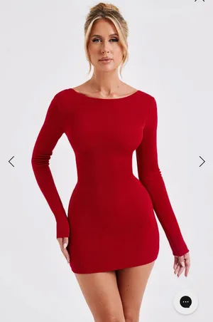 Babyboo Red Mini Dress thumbnail 2