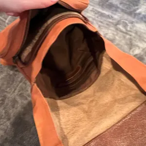 Orange Leather Shoulder Bag thumbnail 4