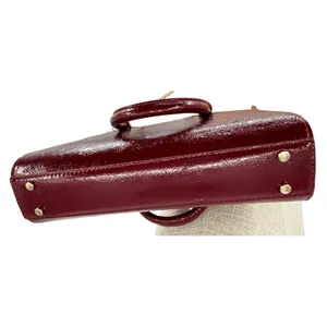 Zara Textured Burgundy Red Handbag Ref 6813/410 NWOT thumbnail 5