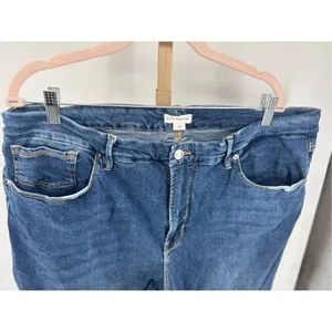 Good American Good Legs Crop Jeans Womens Size 24 Ankle Denim thumbnail 5