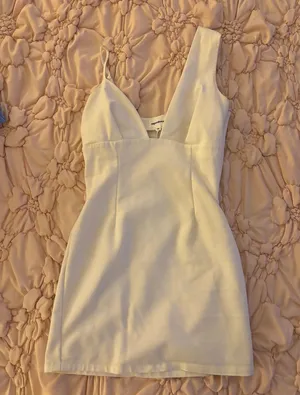 superdown Mini Dress White Bodycon thumbnail 1
