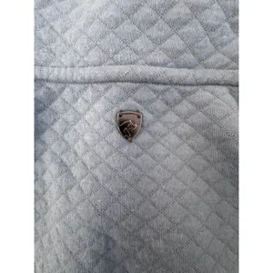 KUHL Quinn Quilted Pullover Light‎ Blue Snap Neck Sweater Womens XL 108846 thumbnail 3