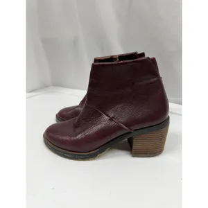 Gentle Souls by Kenneth Cole Women's Blakely Ankle Leather Bootie in‎ Merlot 5.5 thumbnail 3