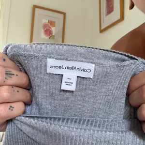 Calvin Klein Gray turtleneck long sleeve sweater thumbnail 5