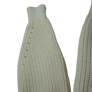 Everlane Womens Chunky Cable Knit‎ Sweater Ivory Pullover M thumbnail 7