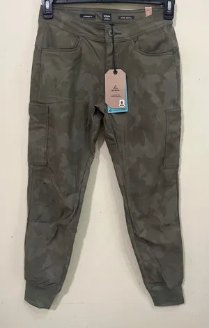PrAna Halle Jogger II Sage Camouflage Women’s 0 Regular Hybrid Cargo Pants thumbnail 1