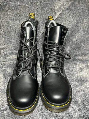 Dr. Martens 1460 Smooth Leather Black Boots Women Size 6 / Men 5 NWOB thumbnail 2