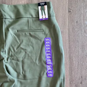 Express Ponte Pants Stretch Slim High Rise Green Women XXL Career Pull On thumbnail 9