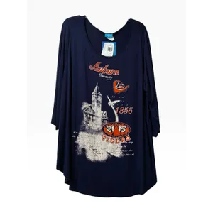 P. Michael Auburn University gameday T-shirt embellished rhinestones XXL NWT thumbnail 2