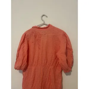 Johnny Was Size Medium Midi Dress Orla Puff Sleeve Embroidered Orange Preppy thumbnail 11