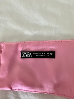 Zara Pink Satin Effect Cut Out Dress thumbnail 5