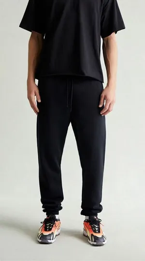 PacSun Black Joggers Men’s/Women’s L | Fleece Lined Sweatpants Minimalist Pocket thumbnail 1
