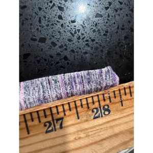 Lululemon Vinyasa Scarf Purple‎ Pink Space Dye Snap Button Infinity Wrap O/S thumbnail 5
