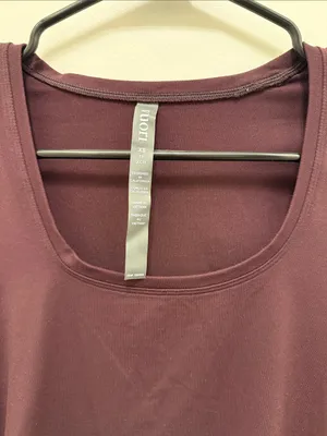 Vuori Purple Scoop Neck Long Tee thumbnail 2