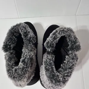 Khombu black suede winter booties women size 8 M thumbnail 9