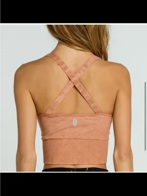 Free People Good Karma Crop Desert Dune Size XS/S thumbnail 4