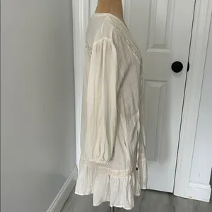 Free People Rugged Beauty Swing Dress Ecru thumbnail 5
