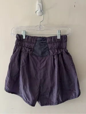 Free People Movement The Way Home Shorts Womens Purple Sporty Athletic‎ Casual thumbnail 5