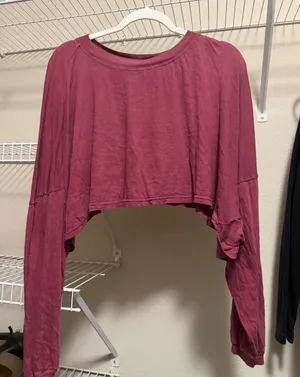 Urban Outfitters Long Sleeve Crop Top thumbnail 1