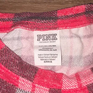 PINK Victoria's Secret Red and Gray Plaid Pajama Set thumbnail 3