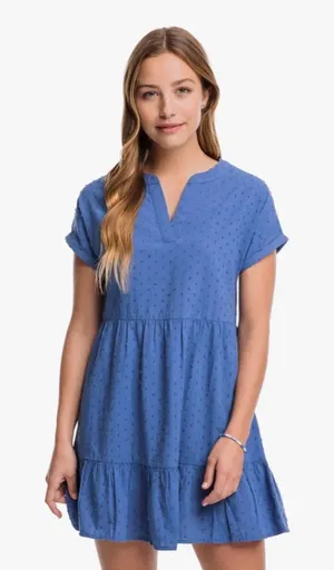 Southern Tide Coastal Cotton Swiss Dot Dress Size small thumbnail 1