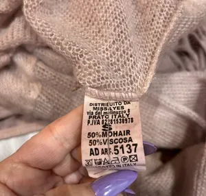 New Collection Made in Italy Mauve Mohair Blend Layered Tunic Sweater Set thumbnail 9