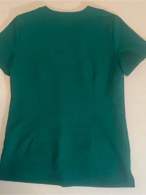 FIGS Women's Teal V-Neck Medical Scrub Top Green Sz XS thumbnail 5