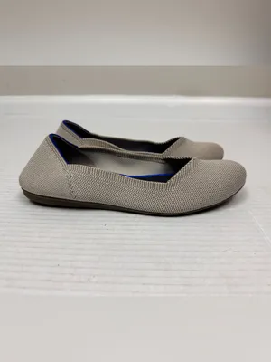 Rothy'S The Flat Round Toe Cream Ballet Flats Shoes Women'S 7.5 thumbnail 4