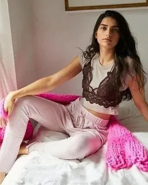Free People NWT Cozy All Day Harem Legging in Daytime Fireworks Size Large thumbnail 1