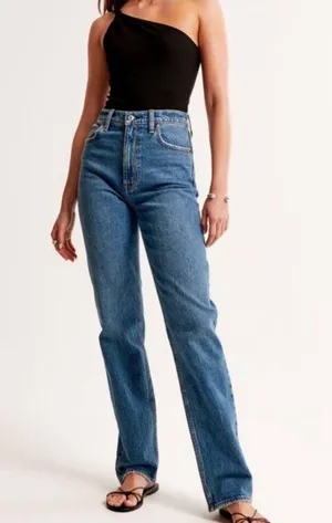Abercrombie High-Rise Jeans 90s Straight thumbnail 1