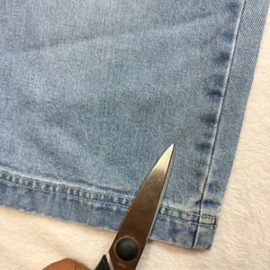 VTG Sonoma Carpenter Jean 12 Petite Cropped Denim Utility Pockets Light Wash 90s thumbnail 5