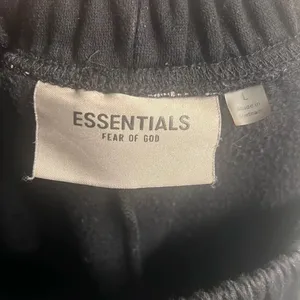 ✨Essentials Fear Of God Core Collection Black Sz Large Sweatpants✨ thumbnail 11