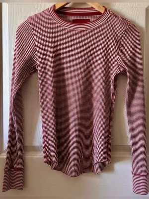 Aerie Essentials Thermal Long Sleeve Indie Sleaze Grunge Top Sz S Fairy Hipster thumbnail 4