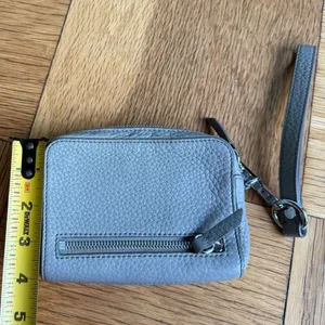 Alexander Wang $595 Fumo Pebbled Lambskin Wristlet, Oyster Grey, NWOT thumbnail 8