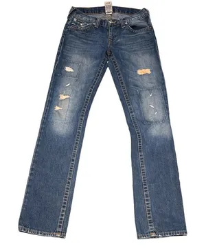 True Religion Boys Jack‎ Distressed Straight Jeans Mid Rise D29 thumbnail 1