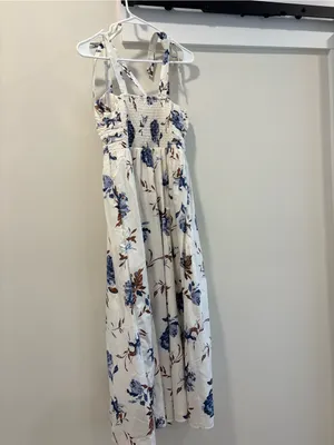 Abercrombie And Fitch Emerson Tie Strap Midi Dress Size Small thumbnail 5