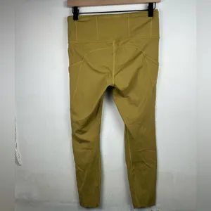 Lululemon Fast and Free Tight II 25” Nulux Grape‎ Leaf Leggings Women’s Size 8 thumbnail 4