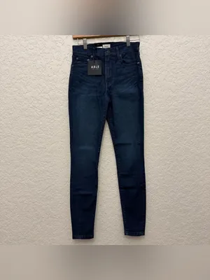 ABLE High Rise Skinny Jeans Blue Size 24 thumbnail 13