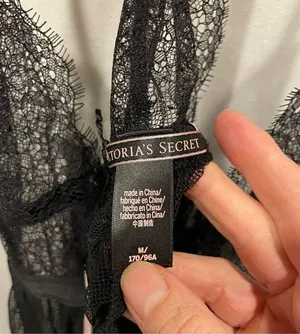 Victoria’s Secret NWT black lace sexy top lingerie sz M thumbnail 7