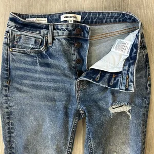Vigoss • Stevie cropped straight leg distressed jeans thumbnail 5