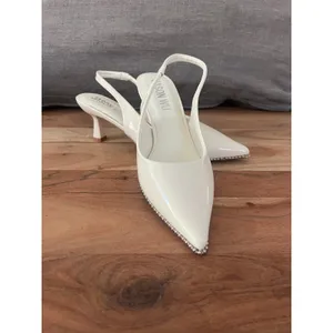 NWOT 9 Jason Wu slingback kitten heels featuring a pointed toe off white cream thumbnail 2